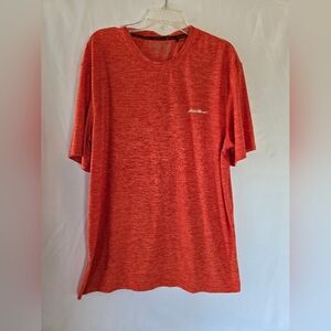 Eddie Bauer Men's Heathered Red Short Sleeve Tee